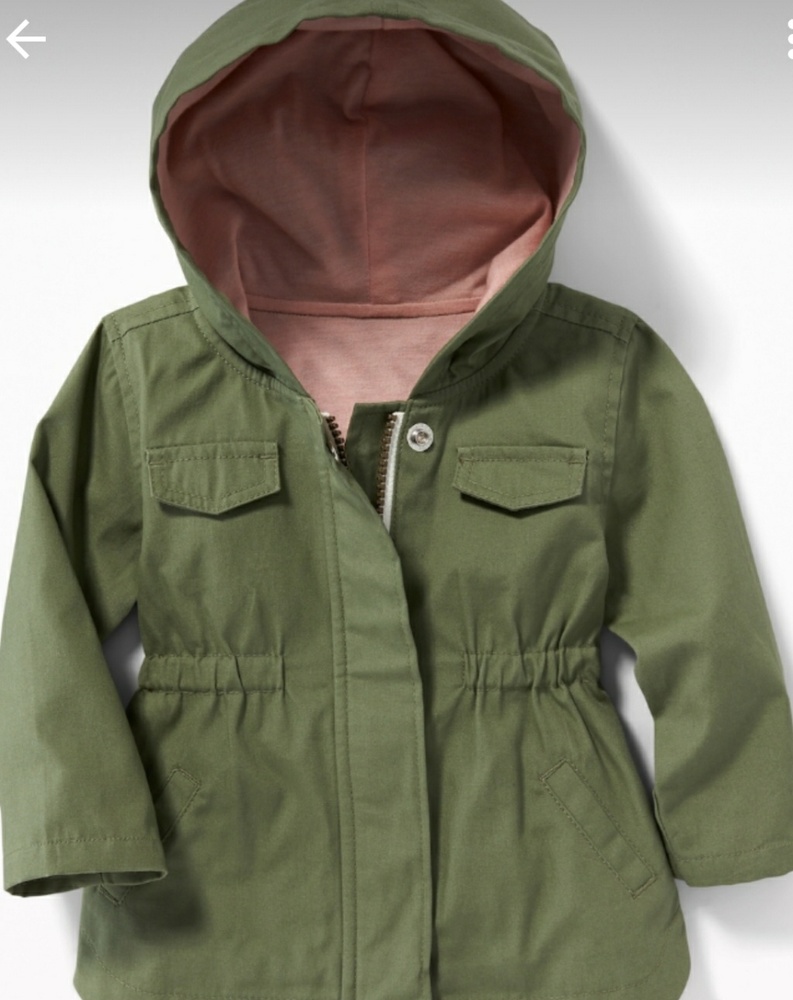COPY - OLD NAVY Baby girl green anorak jacket